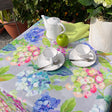 Ortensia a Fiore Grande – Textilvaxduk med storblommig hortensia