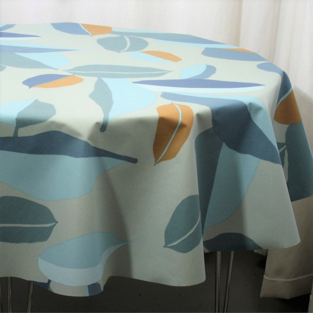 Palm Blue, Notes by Susanne Schjerning textilvaxduk med glidskydd