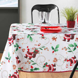 Pere Noel Vit -  dukning 150 x 300 cm