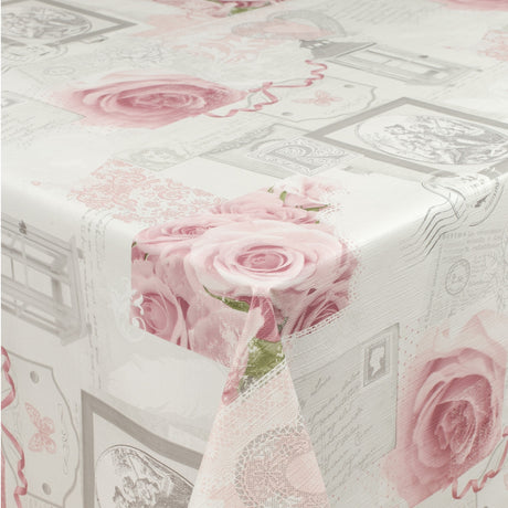Pink Lady Rose, vaxduk med rosor