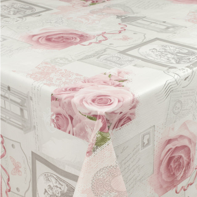 Pink Lady Rose, vaxduk med rosor