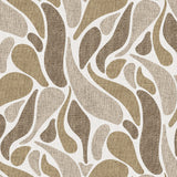 Närbild Sandström - Sandström - Vaxduk med böljande mönster i beige och naturfärger