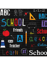 School, Laura Lancelle textilvaxduk - 155 cm bred