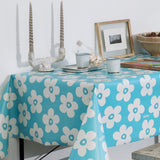Lola vaxduk - Small Big Flower Scuba Blue miljöbild