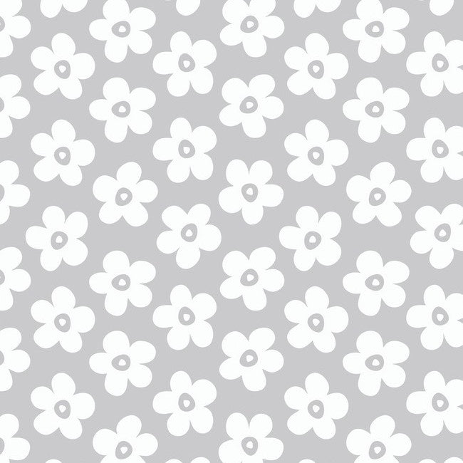 Lola vaxduk - Small Big Flower Silver Cloud närbild