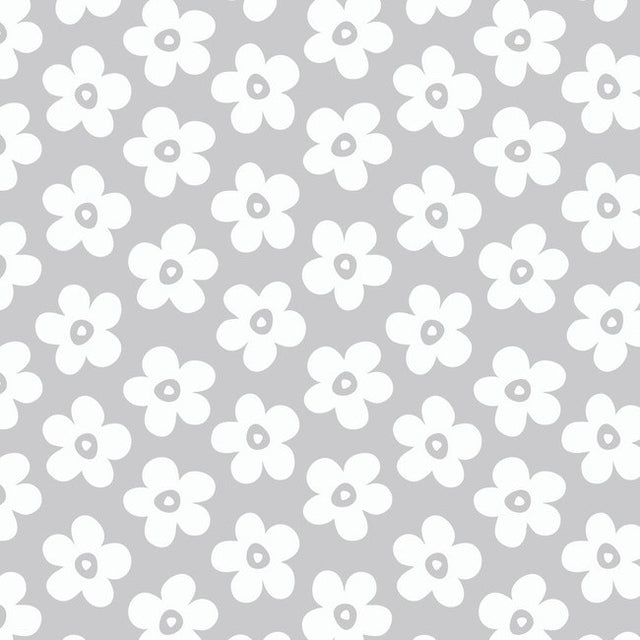 Lola vaxduk - Small Big Flower Silver Cloud närbild