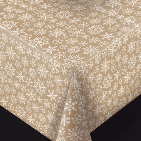 100% PVC fri julevoksdug, Snowflake