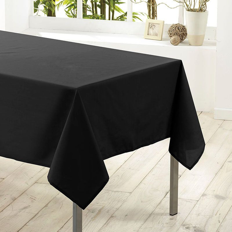 Essentiel, svart rektangulär duk, 140 x 300 cm