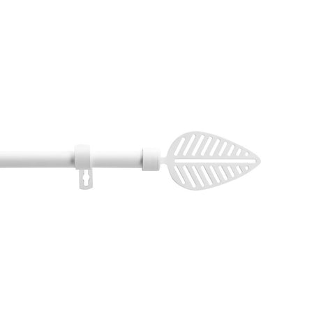 Stylea Vit – Justerbar gardinstång 120–210 cm