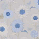 Sunflower Bel Air - Notes by Susanne Schjerning - textilvaxduk med glidskydd