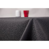 Jacquard Stone Black – Elegant textilvaxduk med jacquardvävt mönster – 160 cm bred