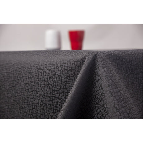 Jacquard Stone Black – Elegant textilvaxduk med jacquardvävt mönster – 160 cm bred