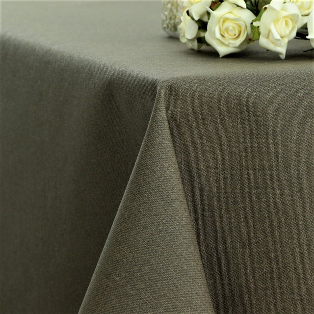 Enfärgad textilvaxduk i taupe – Dali 160 cm bred