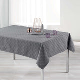 Tokio Jacquard 140x300 cm – Damastduk med fläckskydd, miljöbild