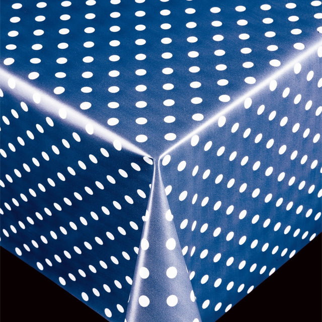 Trend Polka Blue - pvc fri vaxduk