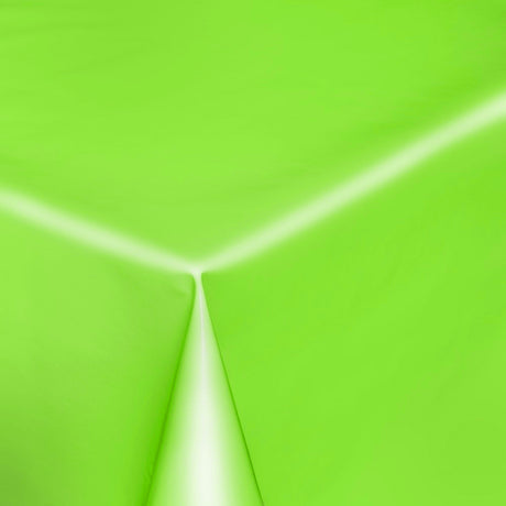 Uni Color - Enfärgad halvblank vaxduk, 140 cm bred - Lime