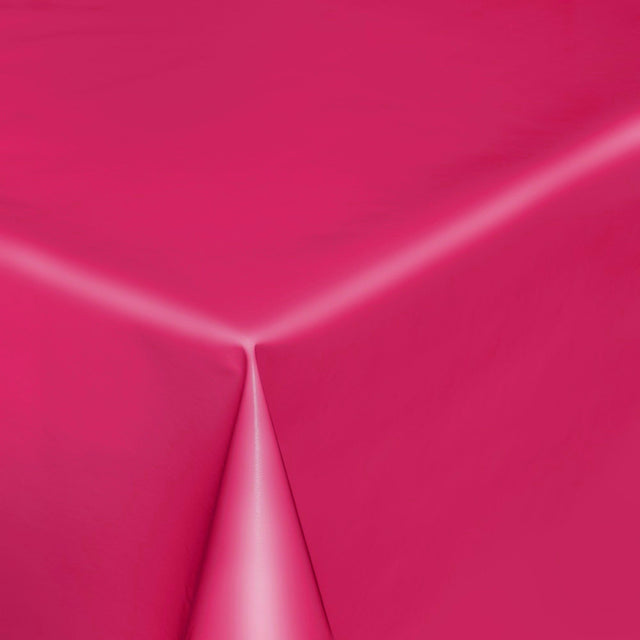 Uni Color - Enfärgad halvmatt vaxduk, 140 cm bred - Fuchsia