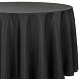 Vento – Enfärgad rund tygduk Ø230 cm, Svart
