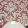 Versailles Bordeaux textilvaxduk med klassiskt humleornament-mönster, 160 cm