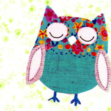 Owls Vintage, vaxduk med ugglor