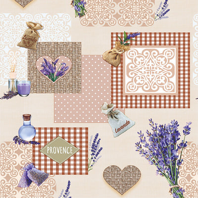 Provence Rustique - Vaxduk med lavendelmotiv