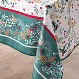 Westy Grön – Julduk med fläckavvisande behandling 150 x 240 cm, hörn