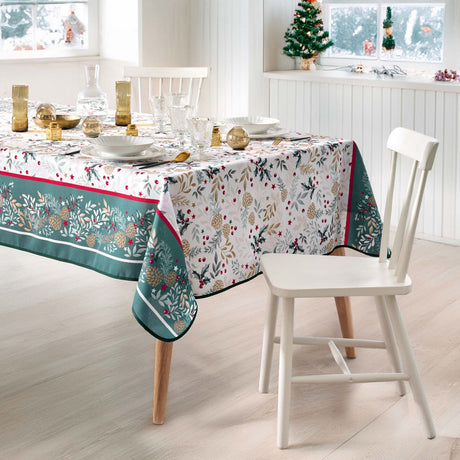 Westy Grön – julduk med fläckavvisande behandling 150 x 300 cm