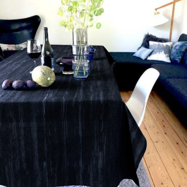 Wood Midnight, Note by Susanne Schjerning textilvaxduk med glidskydd